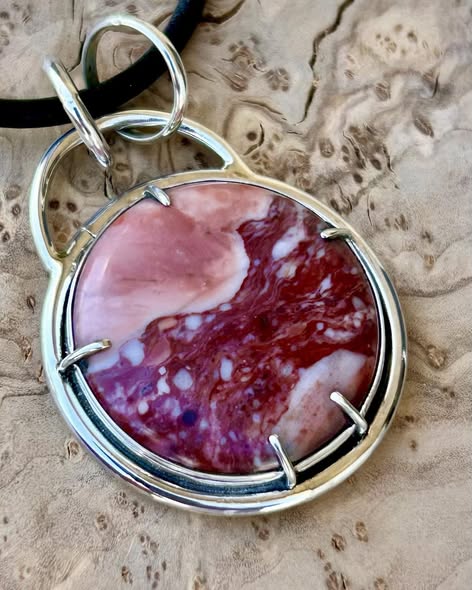 Cotton candy opal piece