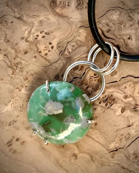 Lucin variscite pendant