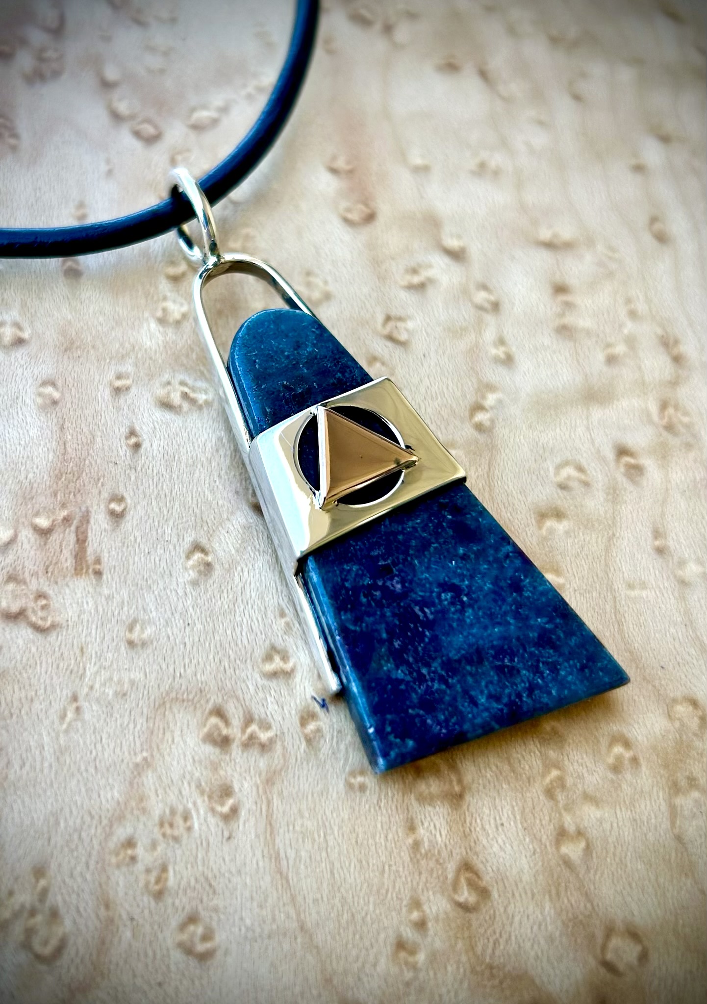 Ruby in Blue Kyanite Recovery Pendant