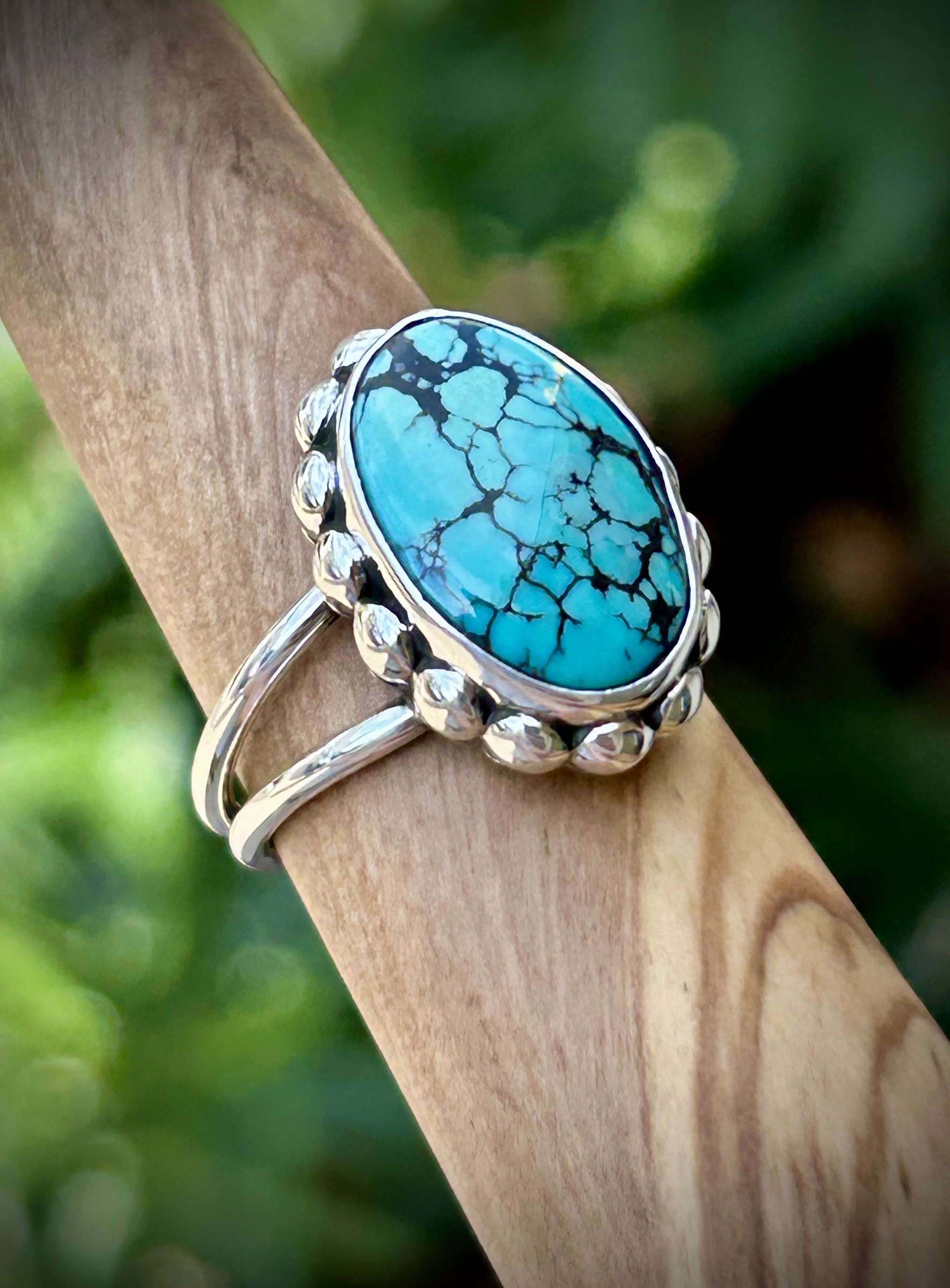 Kingman spiderweb turquoise Size 8 view 3