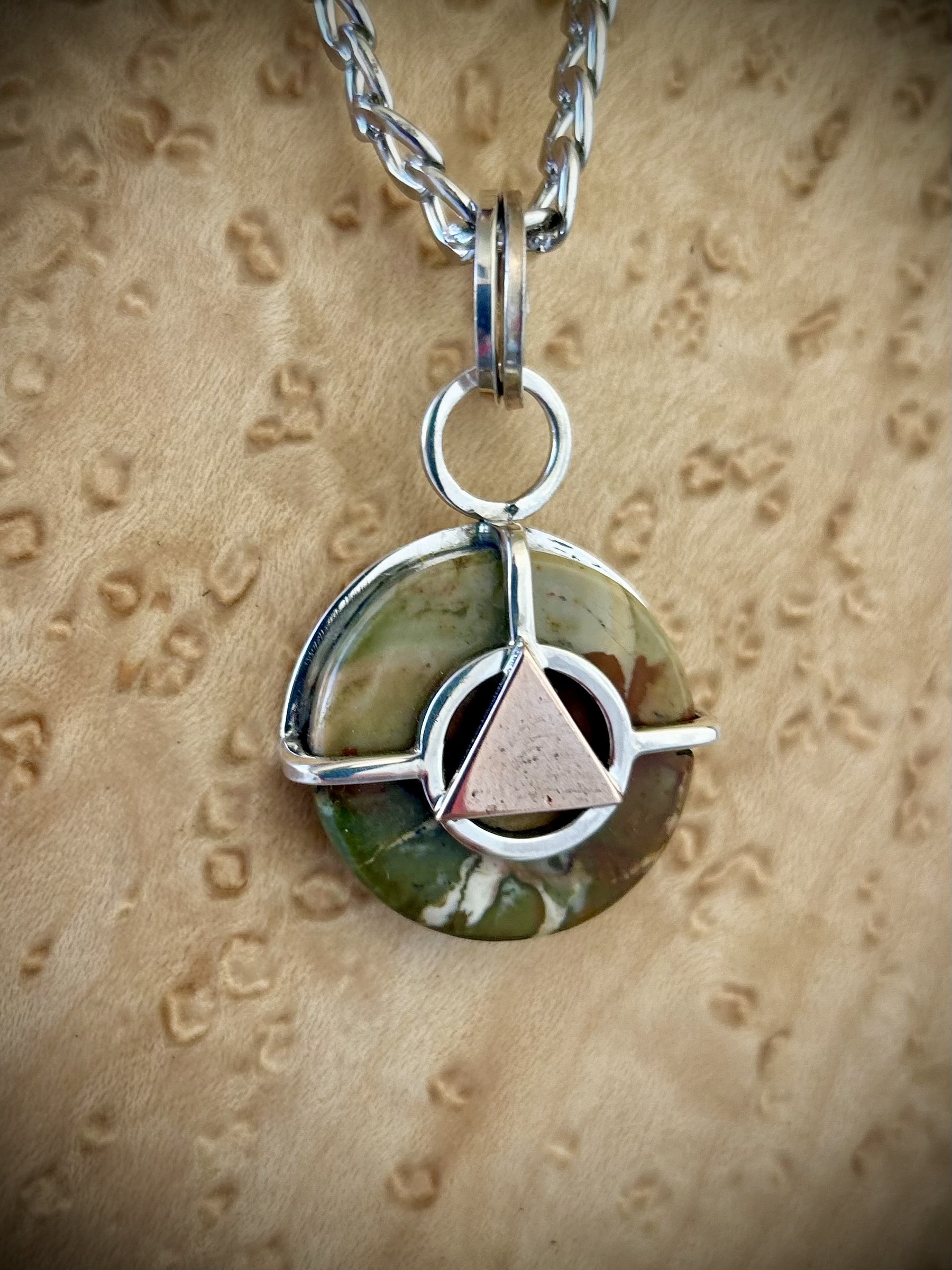 Freedom Jasper Recovery Pendant